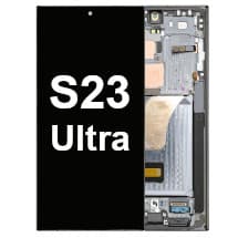 OLED & Frame Assembly for Samsung Galaxy S23 Ultra (Green) [OEM Service Pack]