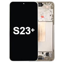 OLED & Frame Assembly for Samsung Galaxy S23+ (Cream) [OEM Service Pack]