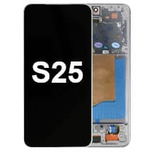 OLED & Frame Assembly for Samsung Galaxy S25 (Icyblue) [Full-Size Aftermarket]