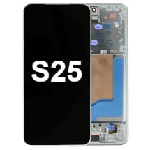 OLED & Frame Assembly for Samsung Galaxy S25 (Mint) [Full-Size Aftermarket]