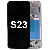 OLED & Frame Assembly for Samsung Galaxy S23 (Lavender) [Full-Size Aftermarket]