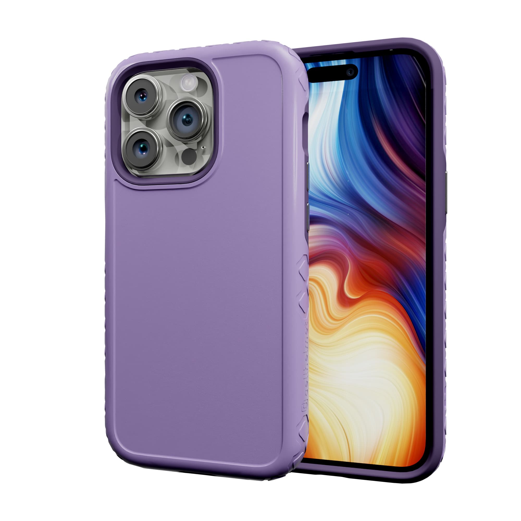 Cellhelmet Fortitude Case for Apple iPhone 13 Pro (Lilac Blossom Purple)