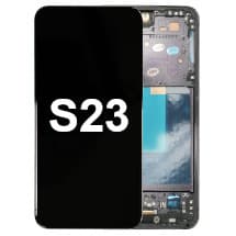 OLED & Frame Assembly for Samsung Galaxy S23 (Graphite) [Full-Size Aftermarket]