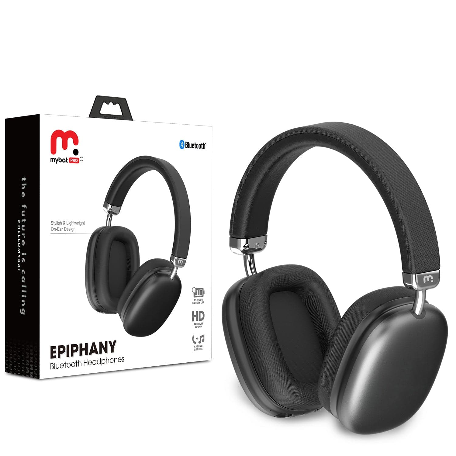 MYBAT Pro Epiphany Bluetooth Headphones (Black)