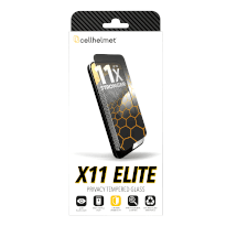 Cellhelmet X11 Elite Tempered Glass Screen Protector for Apple iPhone 16 Pro & 17 (Privacy)