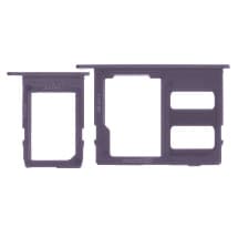 SIM & microSD Card Tray Set for Samsung Galaxy J8 (Single, Purple)