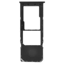 SIM & microSD Card Tray for Samsung Galaxy A20, A30, & A50 (Single, Black)