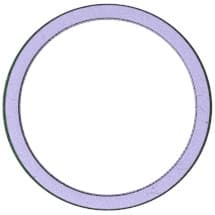 Camera Bezel Ring for Apple iPhone 12 & 12 Mini (Purple) (10 Pack)