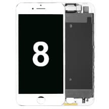Complete LCD & Frame Assembly for Apple iPhone 8 (White) [Evolve]