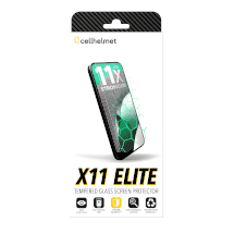 Cellhelmet X11 Elite Tempered Glass Screen Protector for Apple iPhone 16 Pro & 17