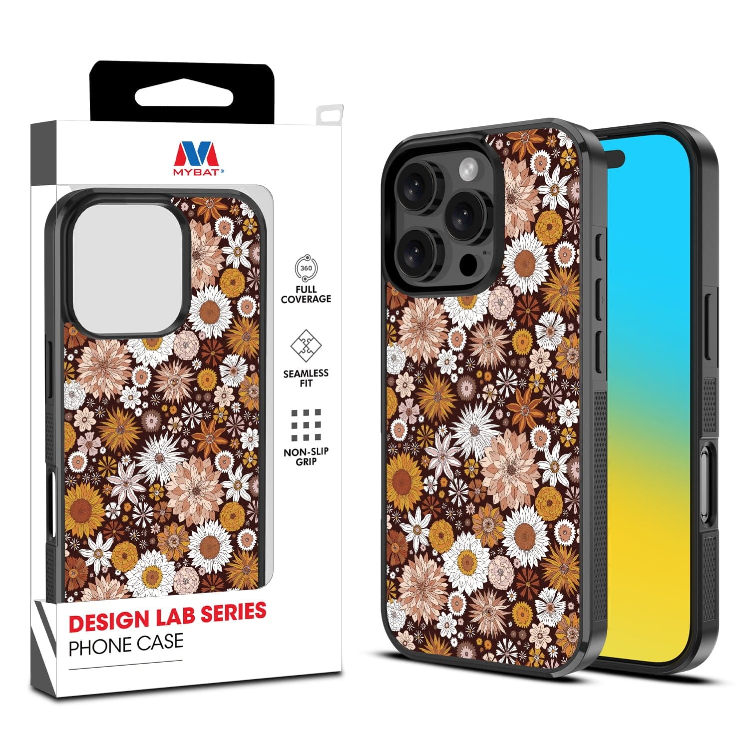 MYBAT Design Lab Case for Apple iPhone 16 Pro Max (Autumn Florals)