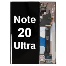 OLED & Frame Assembly for Samsung Galaxy Note 20 Ultra (Mystic Bronze) [Full-Size Aftermarket]