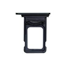SIM Card Tray for Apple iPhone XR (Dual, Black)