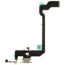 Charge Port Flex for Apple iPhone XS (Silver) [Premium]