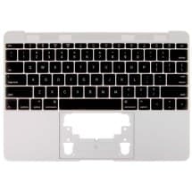 Palmrest & Keyboard for Apple MacBook Retina 12" (Early 2016-Mid 2017) (US, Silver) [Premium]