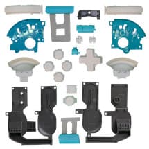Cosmetic Button & Card Slot Cover Set for Nintendo Switch Lite (Teal)