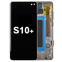 OLED & Frame Assembly for Samsung Galaxy S10+ (Ceramic White) [Aftermarket]