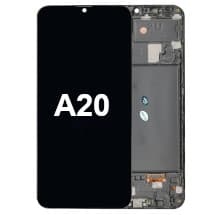 OLED & Frame Assembly for Samsung Galaxy A20 [Premium]