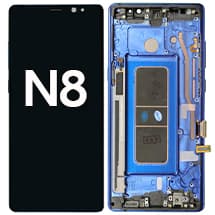 OLED & Frame Assembly for Samsung Galaxy Note 8 (Deep Sea Blue) [Premium]