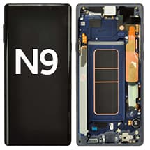 OLED & Frame Assembly for Samsung Galaxy Note 9 (Ocean Blue) [Aftermarket]