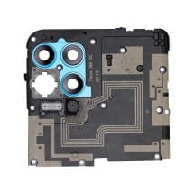 Top Bracket & Camera Lenses for Motorola Edge S & Moto G100 (Iridescent Ocean Blue)