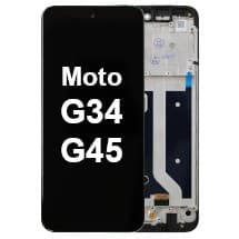 LCD & Frame Assembly for Motorola Moto G34 & G45 [Premium]