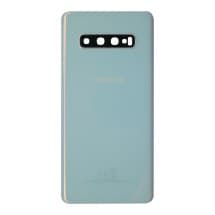 Back Glass & Camera Lens for Samsung Galaxy S10+ (Prism White) [OEM Service Pack]