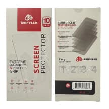 GRIP Flex Tempered Glass Screen Protector for Apple iPhone 15 (10 Pack)