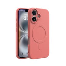 CLICK Slim Silicone Case for Apple iPhone 16 (Orange)