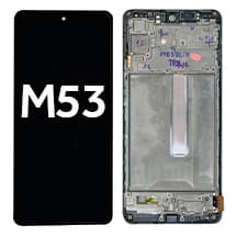 OLED & Frame Assembly for Samsung Galaxy M53 [OEM Service Pack]