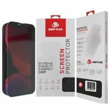 GRIP Flex Tempered Glass Screen Protector for Apple iPhone 12 Pro Max (Clear Privacy)