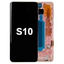 LCD & Frame Assembly for Samsung Galaxy S10 (Flamingo Pink) [Aftermarket]