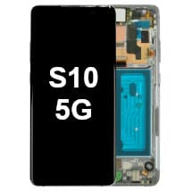 OLED & Frame Assembly for Samsung Galaxy S10 5G (Majestic Black) [OEM Service Pack]