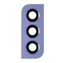 Glass Camera Lenses & Bezel Bracket for Samsung Galaxy S22 & S22+ (Phantom White & Sky Blue)
