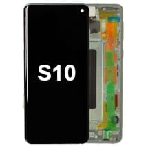 OLED & Frame Assembly for Samsung Galaxy S10 (Prism Green) [OEM Service Pack]