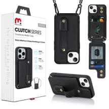 MYBAT Pro Clutch Case for Apple iPhone 15 (Black)
