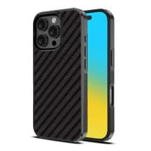 MYBAT Design Lab Case for Apple iPhone 16 Pro Max (Black Carbon Fiber)