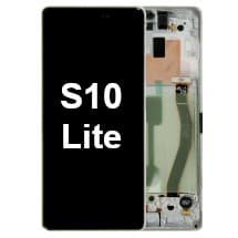 OLED & Frame Assembly for Samsung Galaxy S10 Lite (Prism White) [OEM Service Pack]