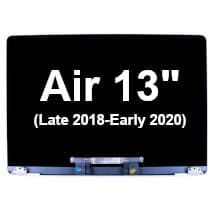 LCD Assembly for Apple MacBook Air Retina 13" (Late 2018-Early 2020) (Silver, No Logo) [Premium]