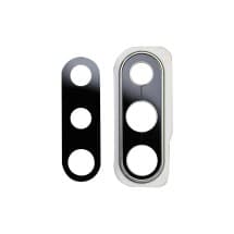 Glass Camera Lens & Bezel Bracket for Samsung Galaxy A50s (Prism Crush White)