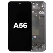 OLED & Frame Assembly for Samsung Galaxy A56 (Graphite) [Premium]
