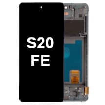 OLED & Frame Assembly for Samsung Galaxy S20 FE (Cloud Navy) [Aftermarket]