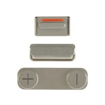 Cosmetic Button Set for Apple iPhone 5S & SE (Silver)