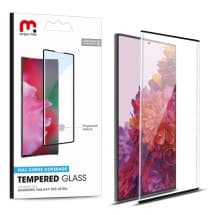 MYBAT Pro Full Coverage Tempered Glass Screen Protector for Samsung Galaxy S22 Ultra