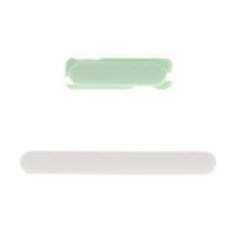 Cosmetic Button Set for Google Pixel 4a 5G (White & Green)