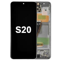 OLED & Frame Assembly for Samsung Galaxy S20 (Cosmic Gray) [Aftermarket]