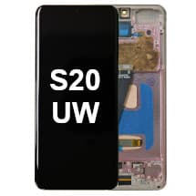 OLED & Frame Assembly for Samsung Galaxy S20 UW (Cloud Pink) [Aftermarket]