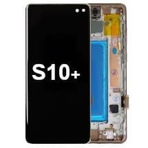 LCD & Frame Assembly for Samsung Galaxy S10+ (Ceramic White) [Aftermarket]