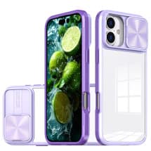 CLICK Flex Shield Case for Apple iPhone 16 Plus (Purple)