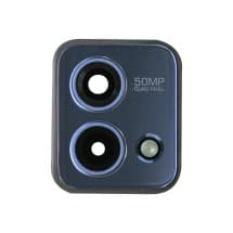 Glass Camera Lenses & Bezel Bracket for Motorola Moto G Stylus (2023) (Blue) [Genuine OEM]